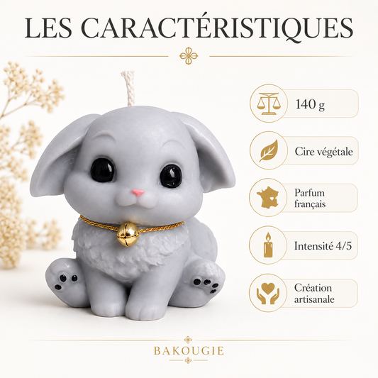 Bougie parfumée guimauve | Lupi