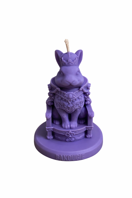 Bougie parfumée violette | King Rabbit