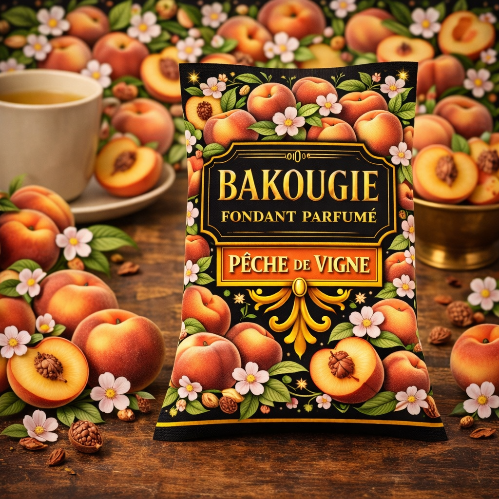 Fondant parfumé Pêche de vigne | Bakonette