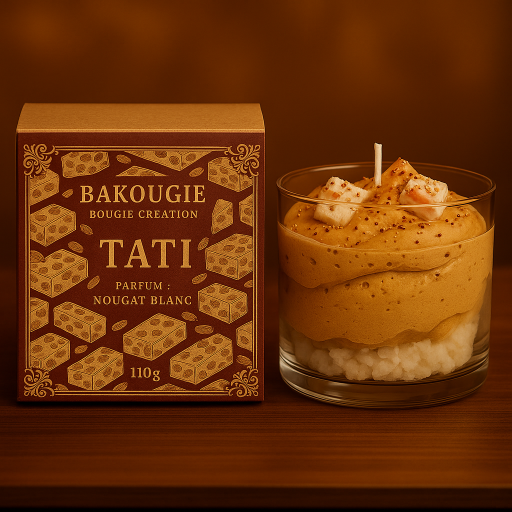 Bougie parfumée nougat blanc | Tati