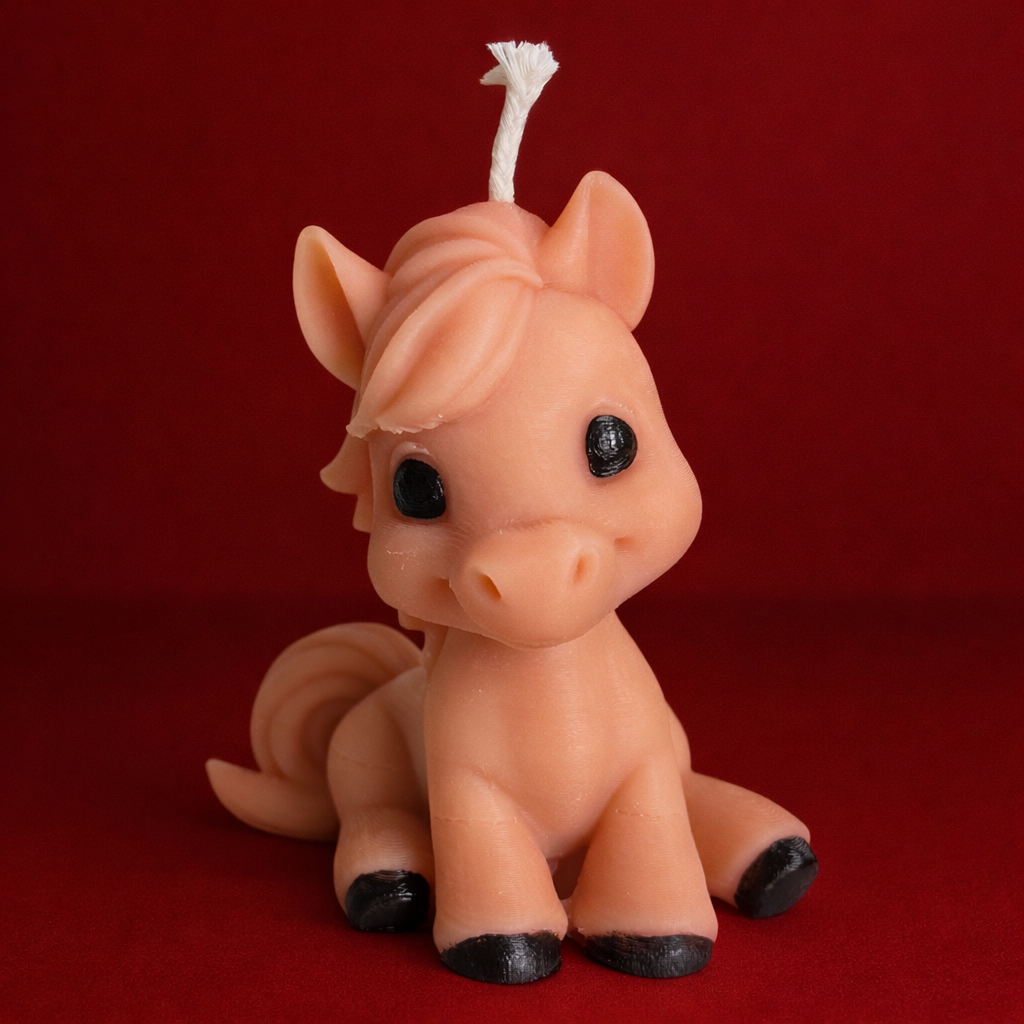 Bougie parfumée bonbon bleu | Horsy