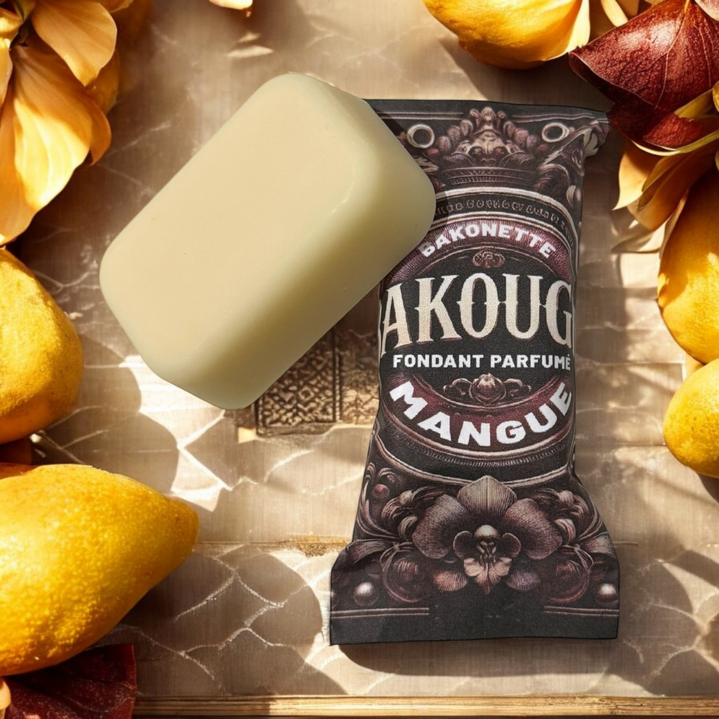 Fondant de cire parfumée mangue, 30h de diffusion de parfum, cire végétale et parfum Français