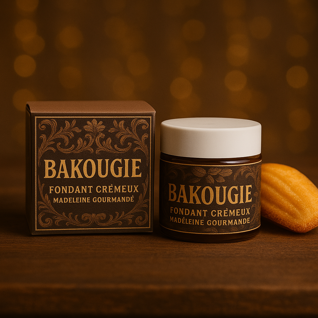 Fondant de cire végétale parfumée madeleine format crémeux de 50g pour 50h de diffusion de parfum