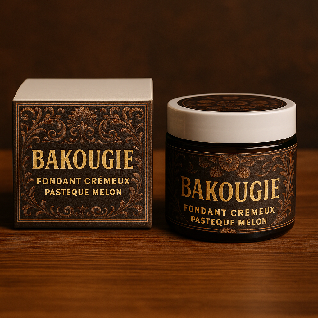 Fondant de cire végétale parfumée pastèque melon format crémeux de 50g pour 50h de diffusion de parfum