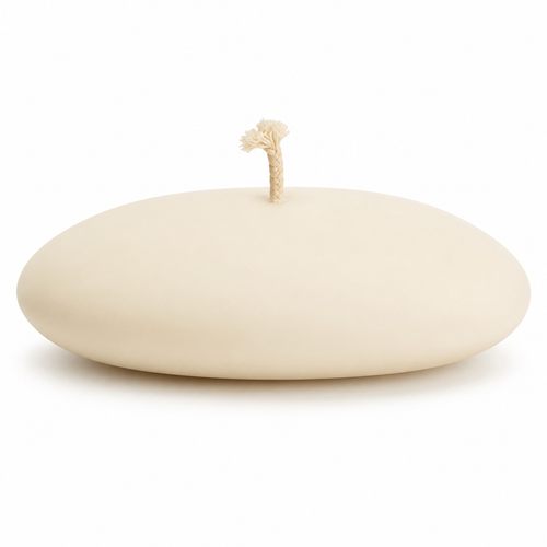 Bougie parfumée fleur de coton | Galet