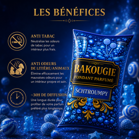 Fondant parfumé Bonbon bleu Bakonette Bakougie — vue complémentaire 2