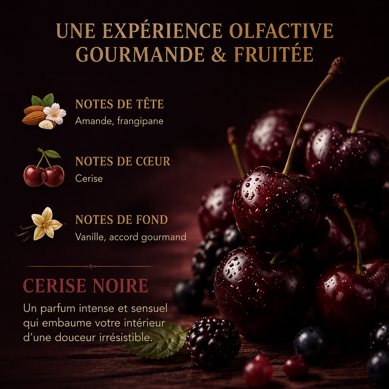 Fondant parfumé Cerise noire Bakonette Bakougie — vue complémentaire 5