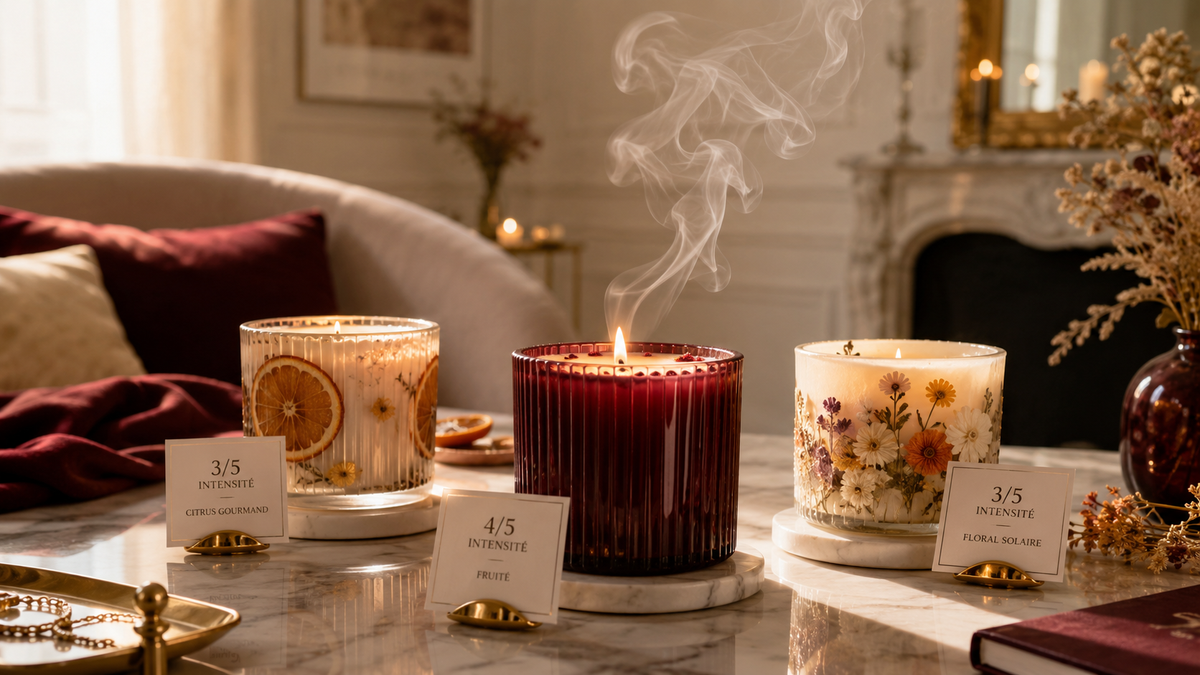 Bougie parfumée intense : comment choisir celle qui sent fort ?
