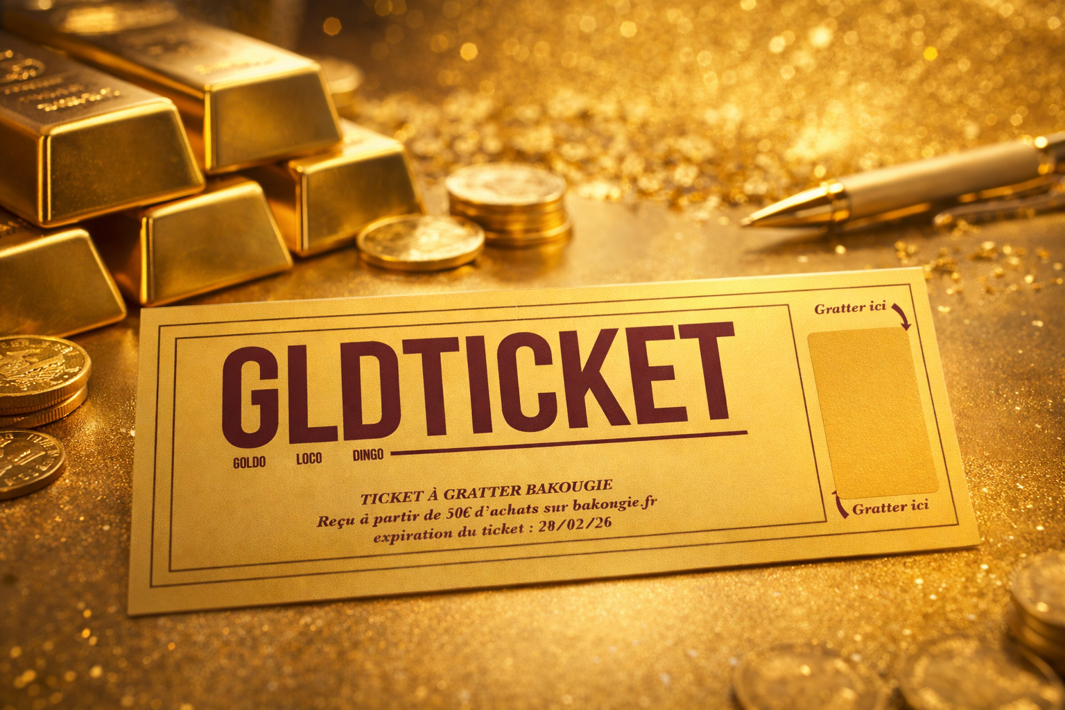 Ticket goldo loco dingo