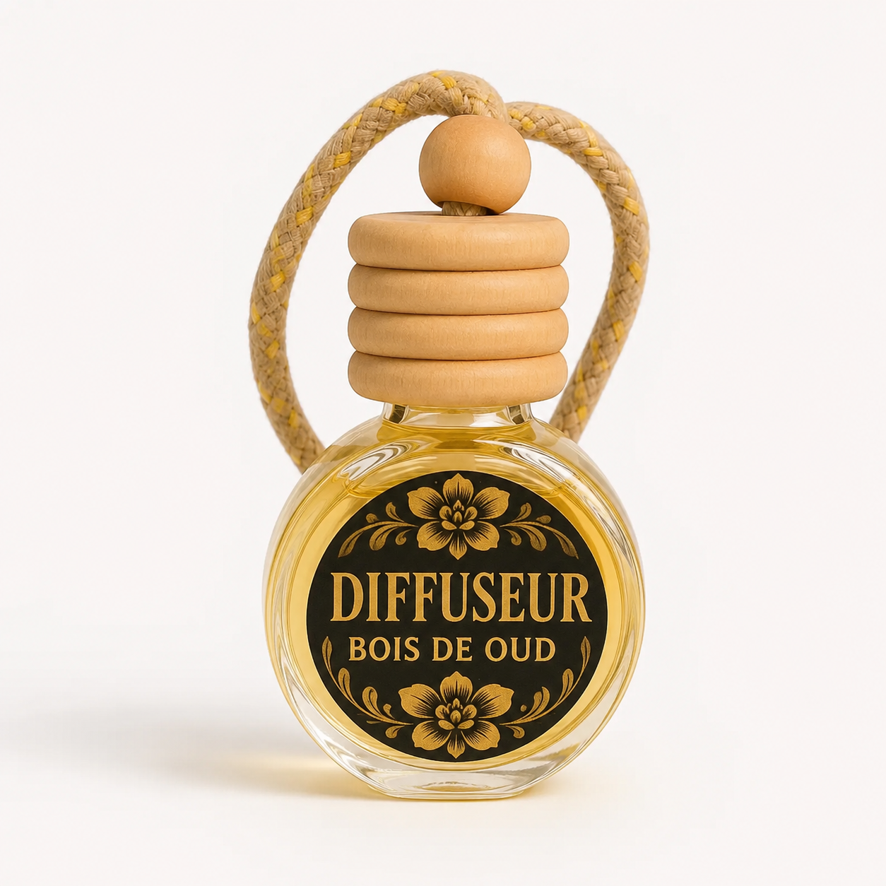 Diffuseur voiture parfumé Bakougie permettant de régler progressivement l’intensité