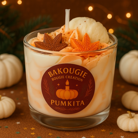 Bougie parfumée Citrouille blanche ambrée | Pumkita