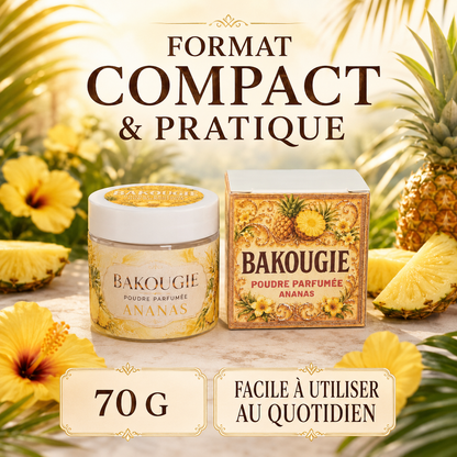 Poudre parfumée aspirateur et poubelle | Ananas