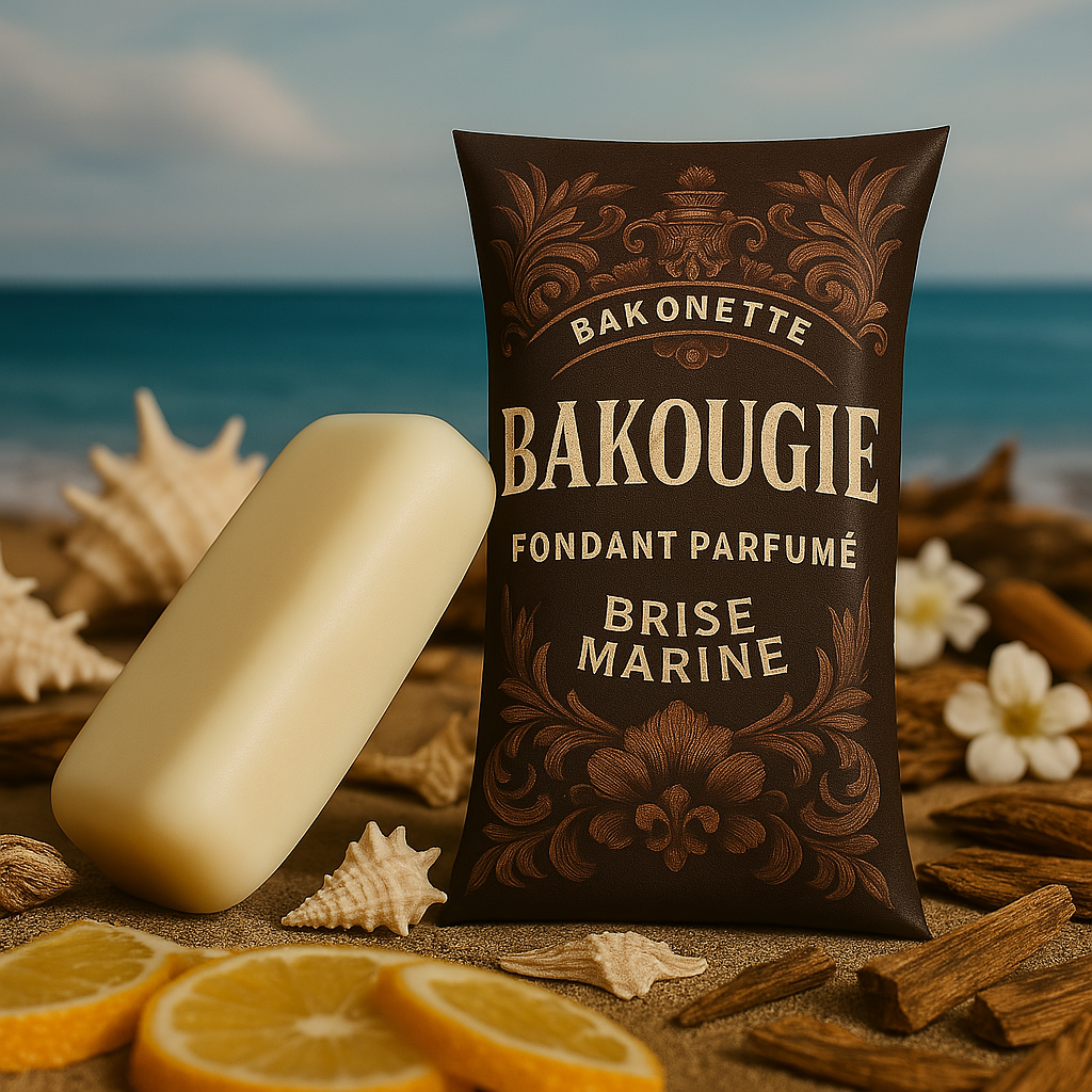 Fondant de cire parfumée brise marine, 30h de diffusion de parfum, cire végétale et parfum Français 