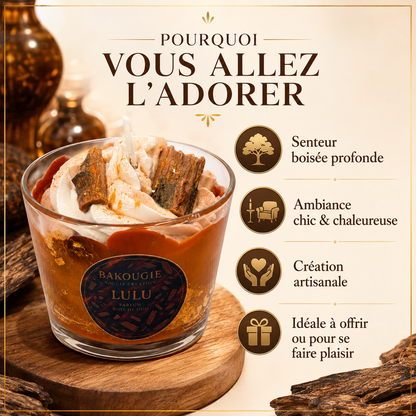 Bougie parfumée bois de oud | Lulu