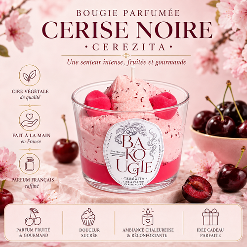 Bougie parfumée Cerise noire | Cerezita