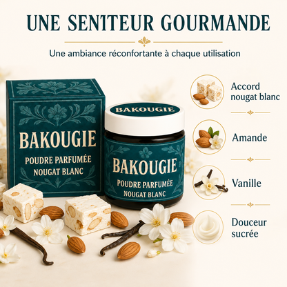 Poudre parfumée | Nougat blanc