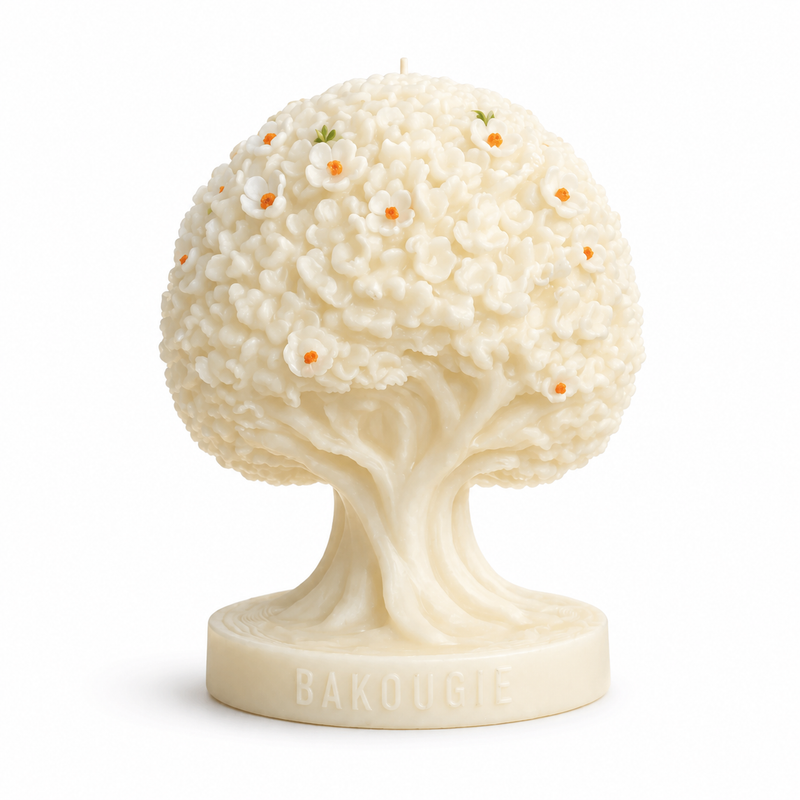 Bougie parfumée fleur d'oranger | Arbre de vie