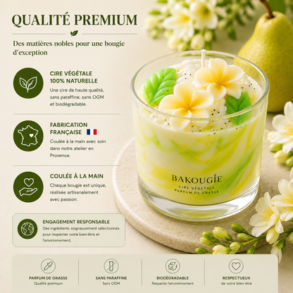 Bougie parfumée poire freesia | Perissia