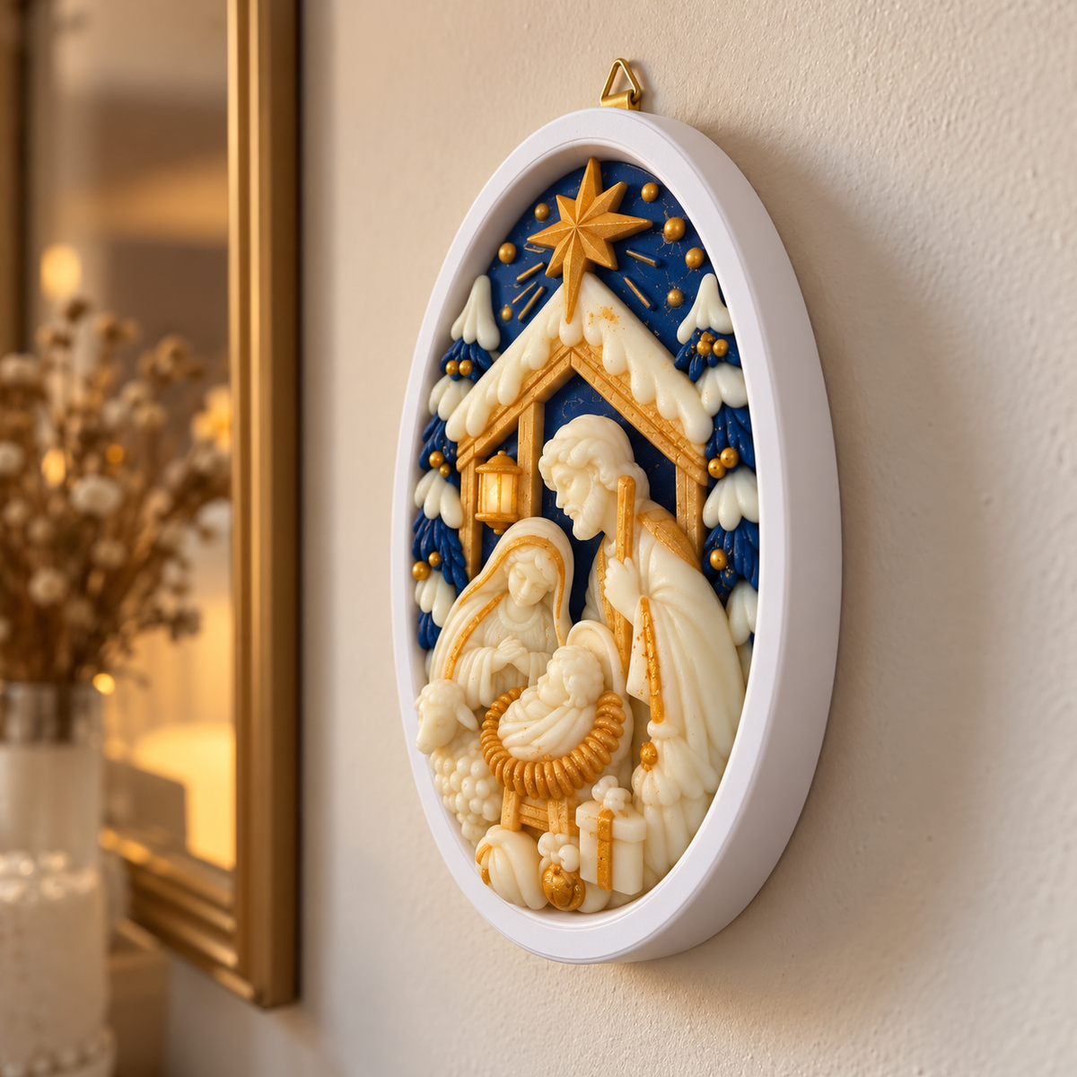 Cadre de cire parfumé madeleine gourmande | Pesebre