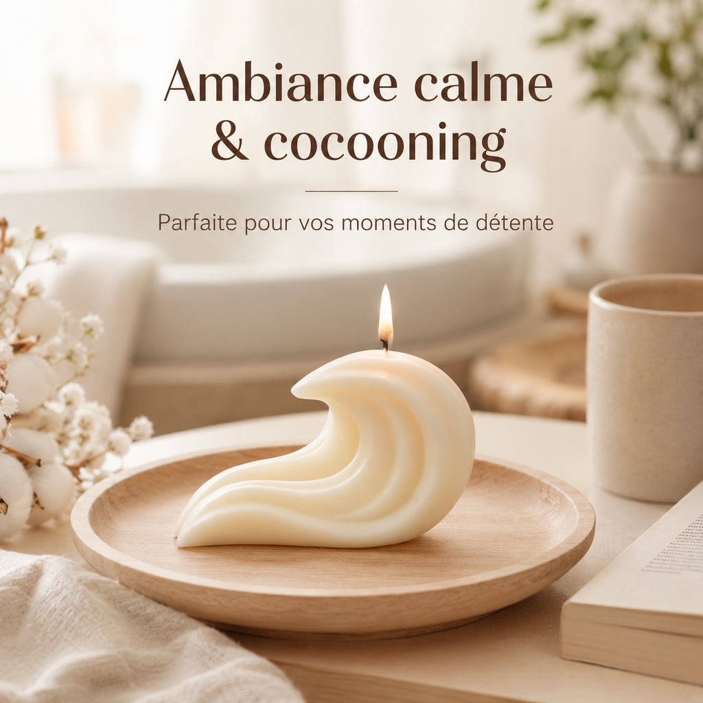 Bougie parfumée fleur de coton Vague — vue complémentaire 8