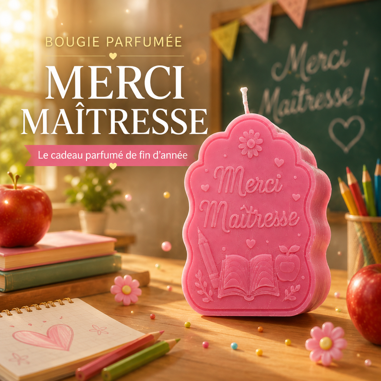 Bougie parfumée | Merci maîtresse