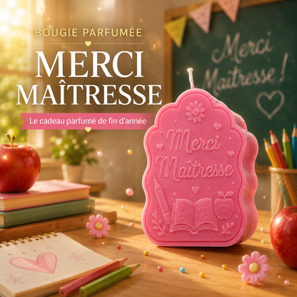 Bougie parfumée | Merci maîtresse