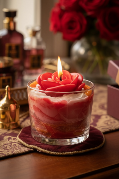 Bougie parfumée Immortelle | Rosa inmortal