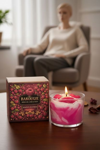 Raspberry Candle | Sweet Kisses
