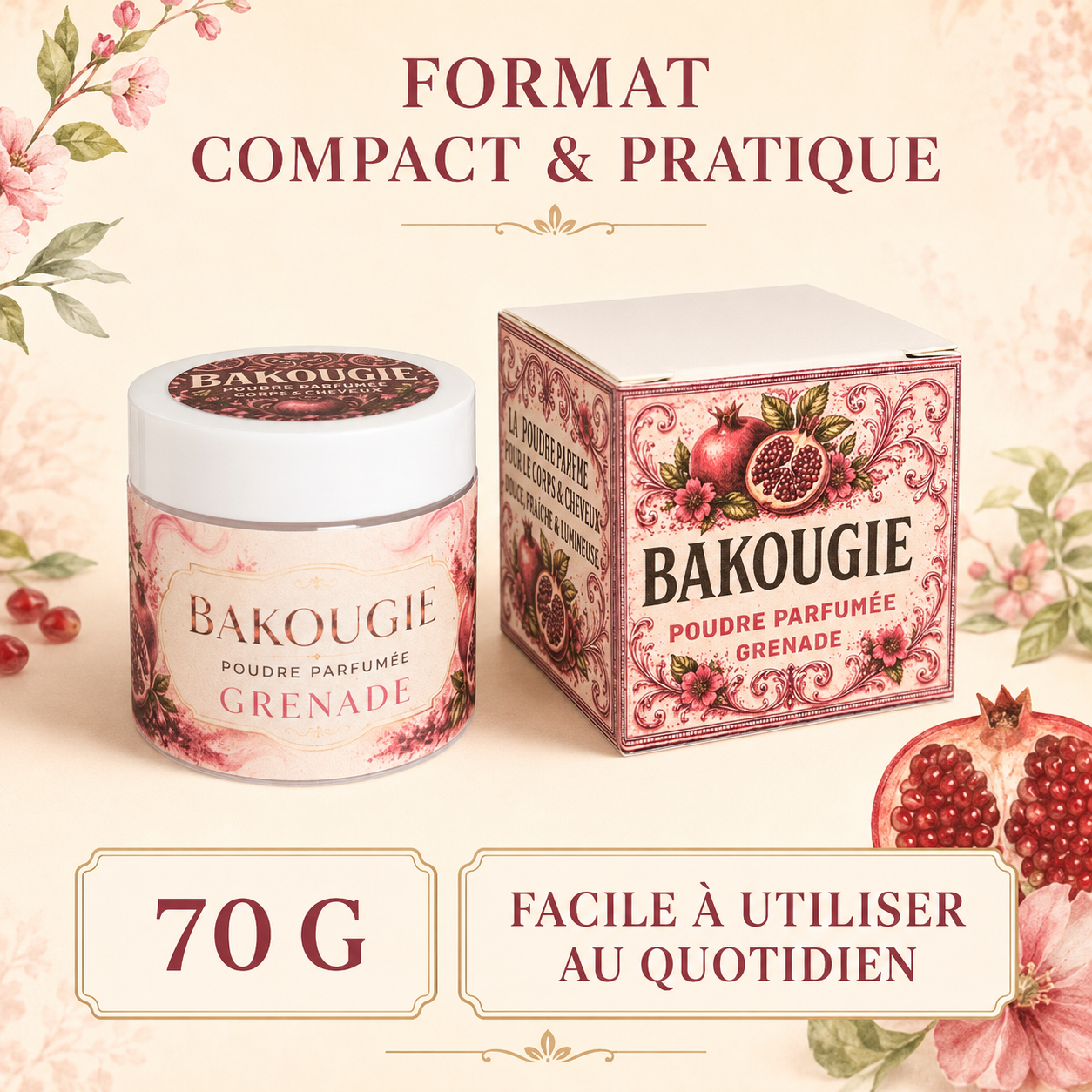 Poudre parfumée aspirateur et poubelle | Grenade
