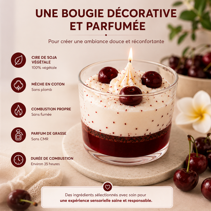 Bougie parfumée Cerise noire | Cerezita