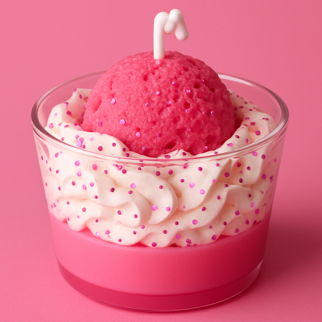 Bougie parfumée cheese cake fruits rouges | Bakolor