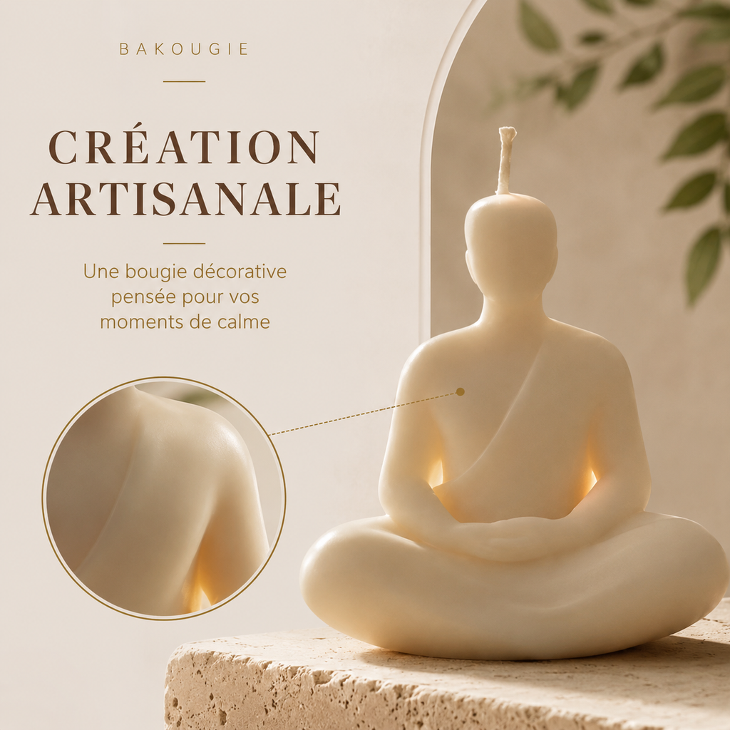 Bougie parfumée fleur de coton Statue — vue complémentaire 7