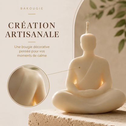 Bougie parfumée fleur de coton | Statue