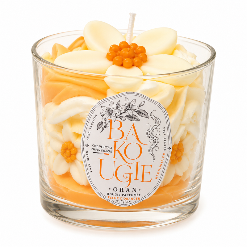 Bougie parfumée fleur d’oranger | ORAN