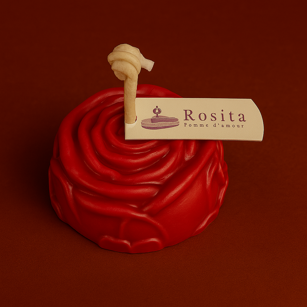 Bougie parfumée en forme de rose, cire végétale et 7 parfums français disponibles.
