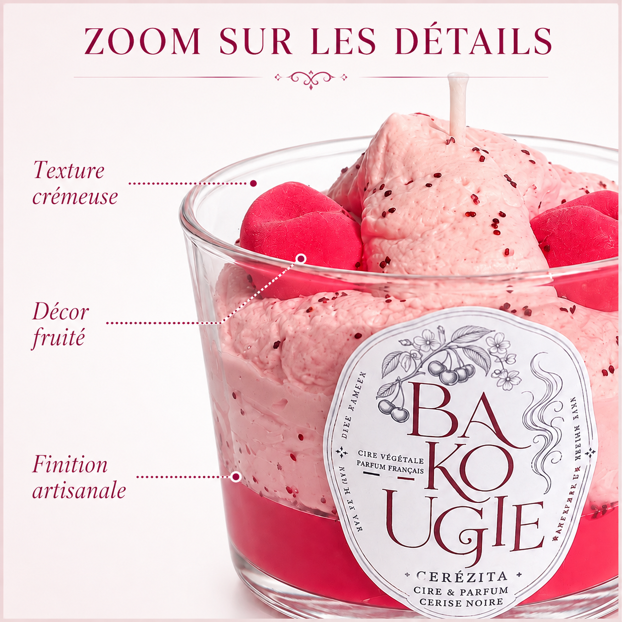 Bougie parfumée Cerise noire | Cerezita