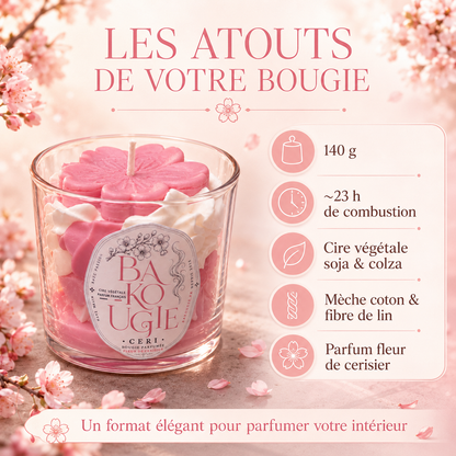 Bougie parfumée fleur de cerisier | CERI