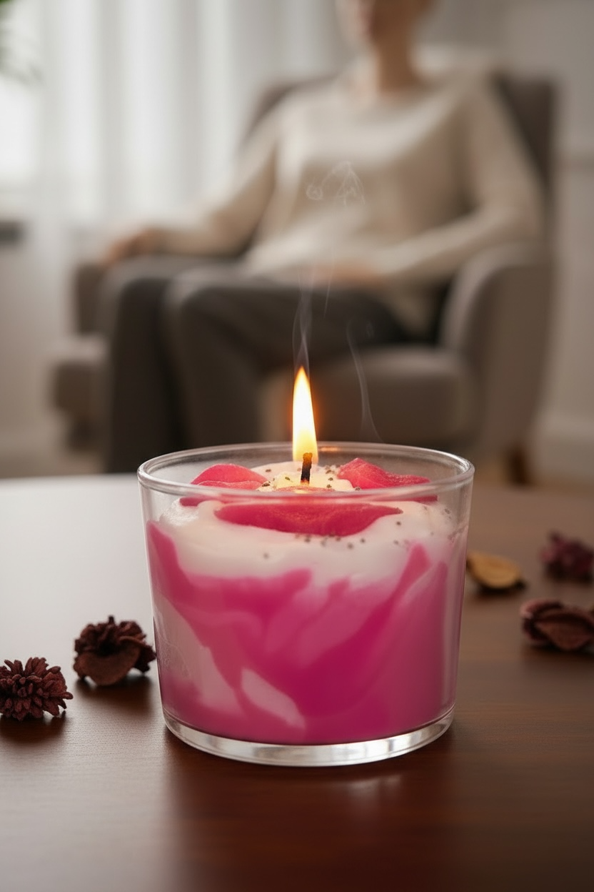 Raspberry Candle | Sweet Kisses