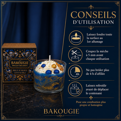 Bougie parfumée Invincible | Blue Knight