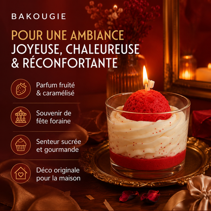 Bougie parfumée pomme d'amour | Bakolor