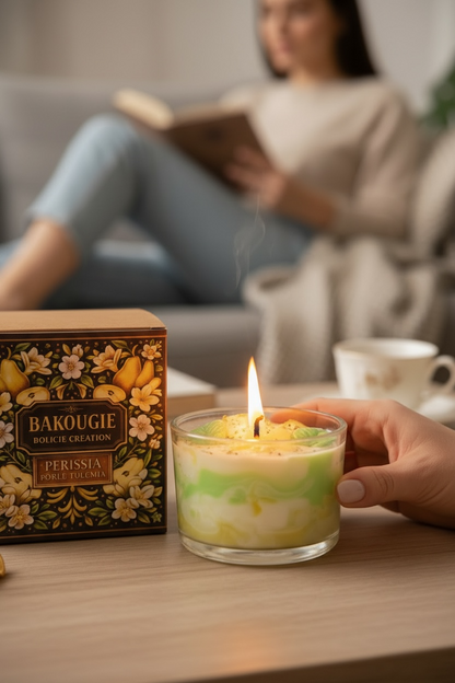 Bougie parfumée poire freesia | Perissia