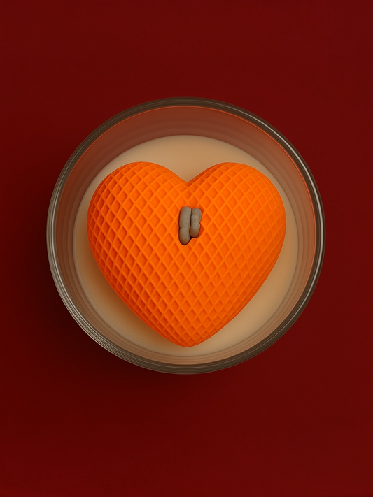 Bougie parfumée clémentine monoï | Corazoncito