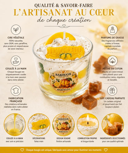 Bougie parfumée Limoncello | Bakcello