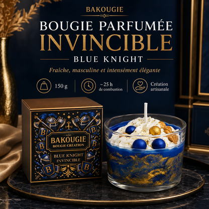 Bougie parfumée Invincible | Blue Knight
