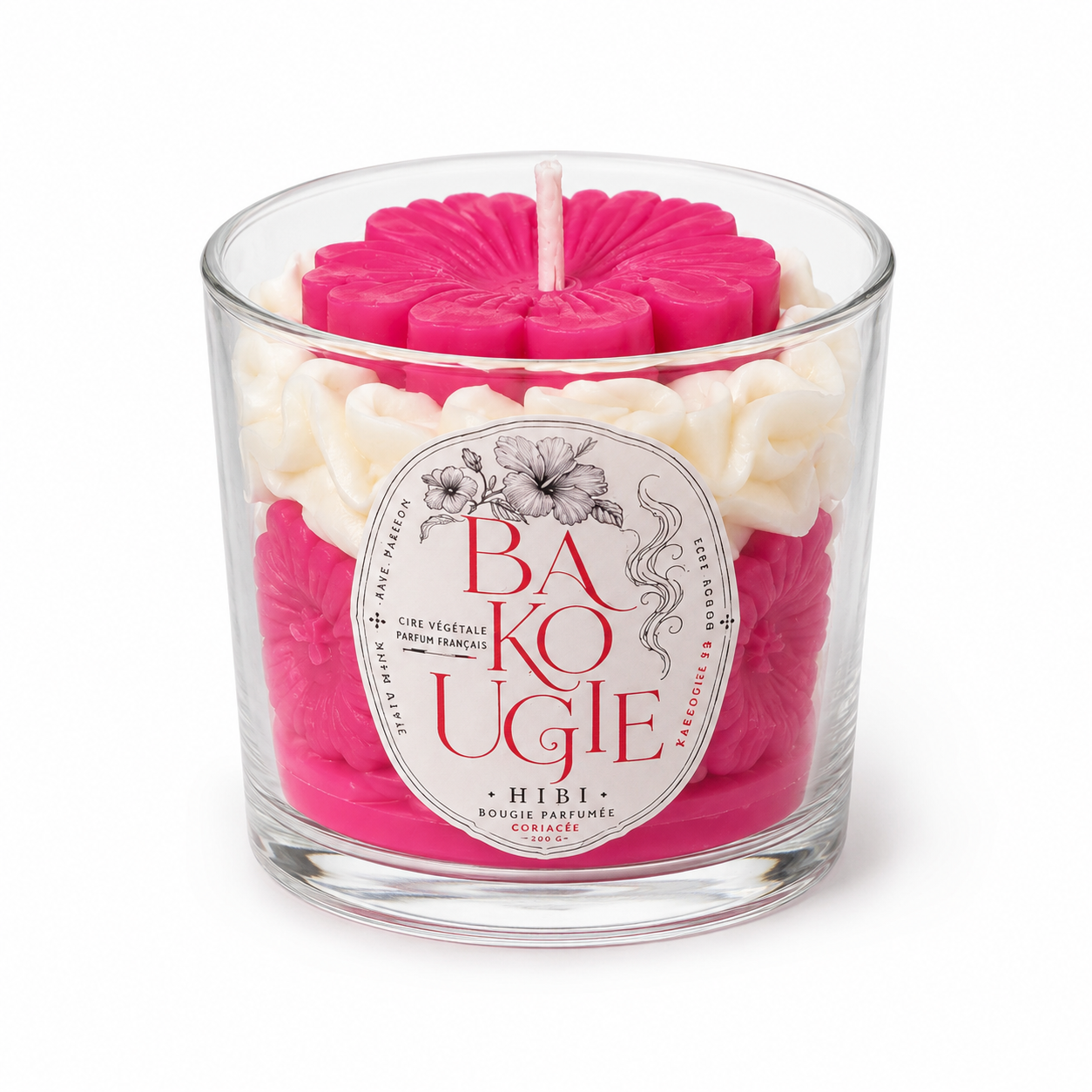 Bougie parfumée hibiscus | HIBI