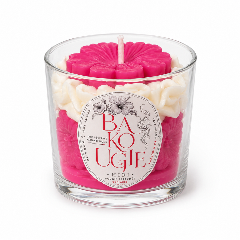 Bougie parfumée hibiscus | HIBI