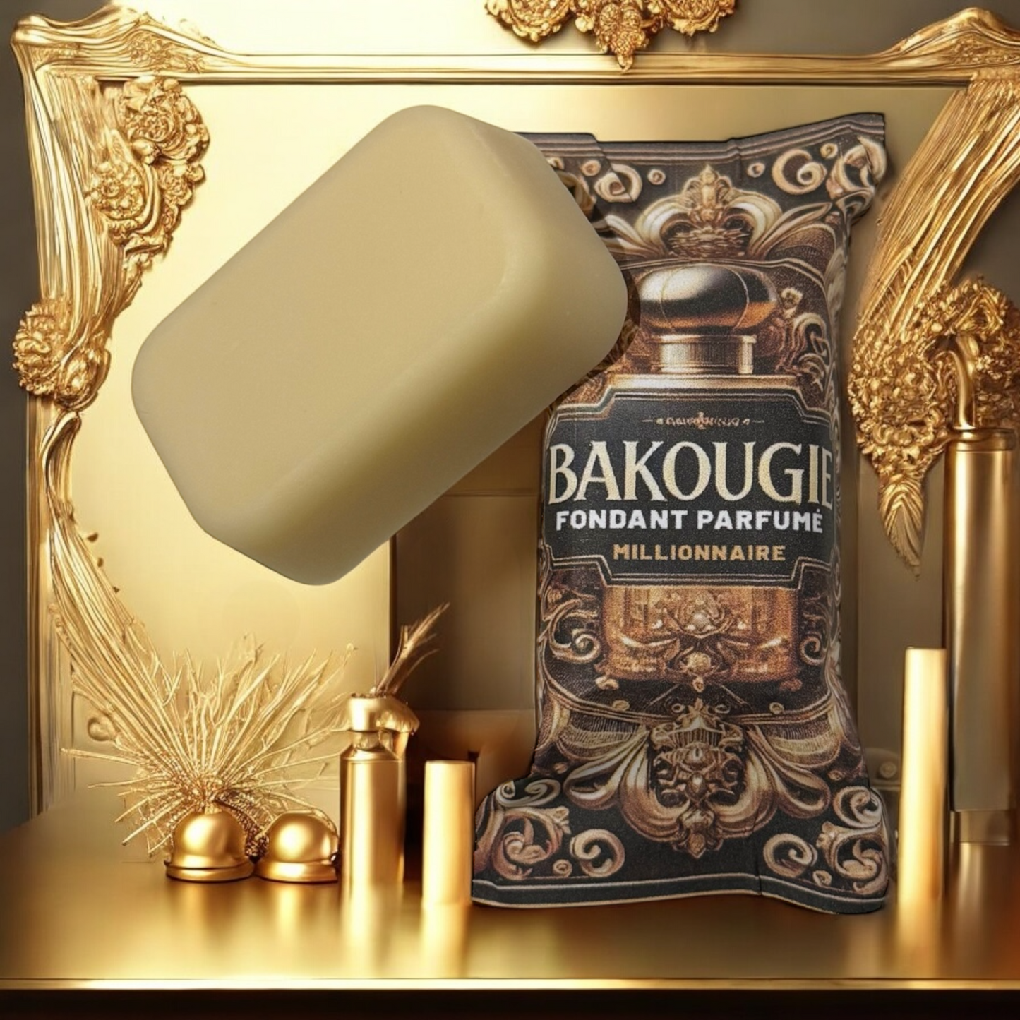 Fondant de cire parfumée inspiration lady million, 30h de diffusion de parfum, cire végétale et parfum Français 