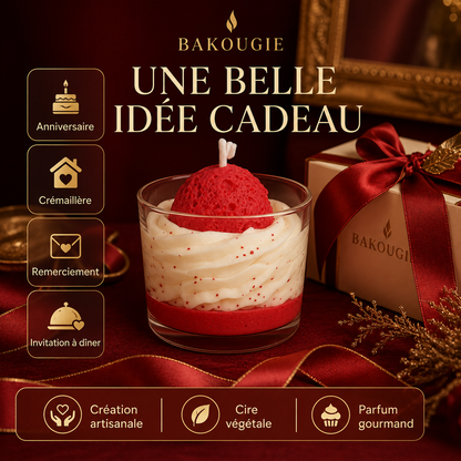 Bougie parfumée pomme d'amour | Bakolor
