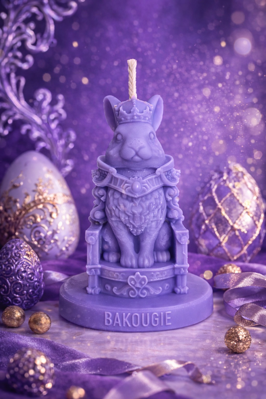 Bougie parfumée violette | King Rabbit