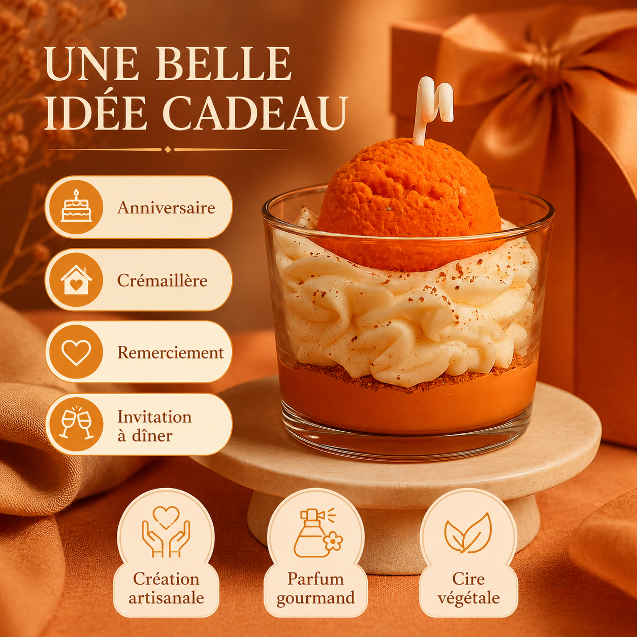 Bougie parfumée patate douce | Bakolor